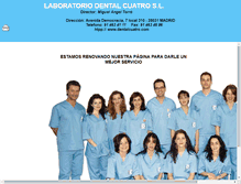Tablet Screenshot of dentalcuatro.com